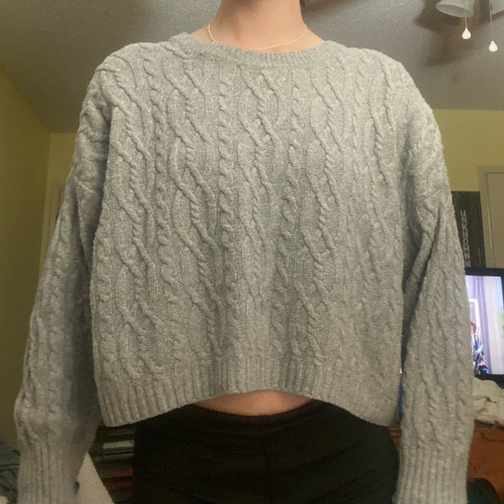 wild fable gray sweater